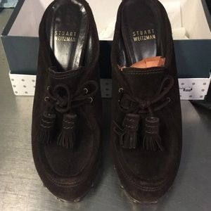 Stuart Weitzman Suede Clog